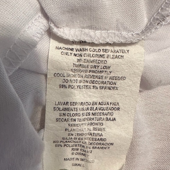 Disney The Little Mermaid White Ariel Sketch Drawn Artsy Tank Top Size Small - Picture 9 of 12